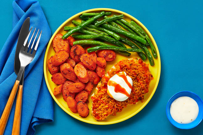 Crispy Buffalo-Spiced Chicken