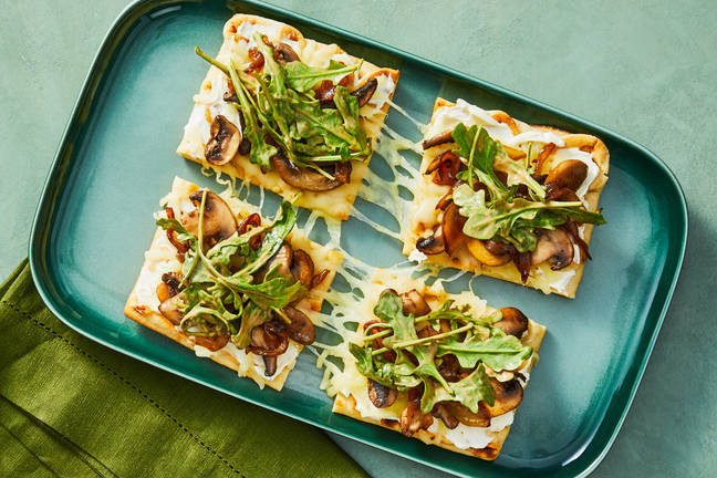 Caramelized Onion & Mushroom Flatbreads
