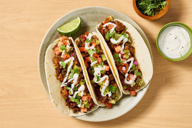 One-Pan Pork & Green Pepper Tacos