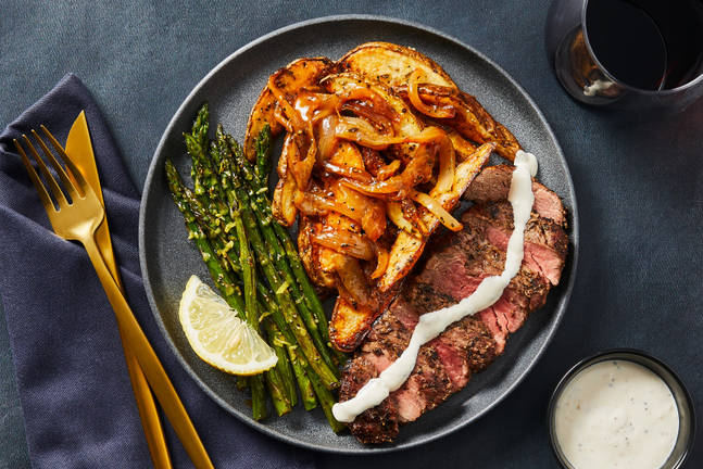 Fancy French Onion Sirloin Steak