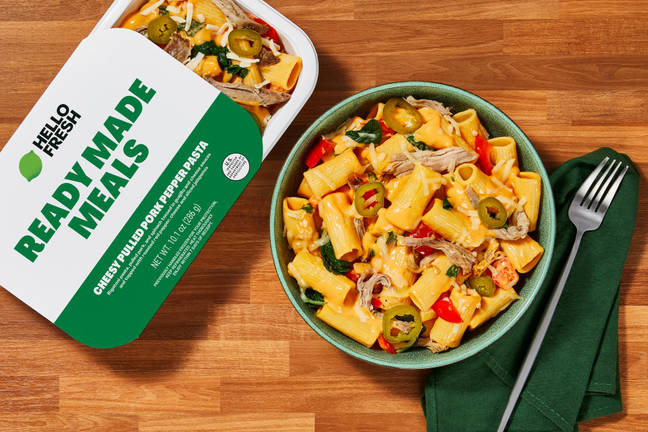 Cheesy Pulled Pork Pepper Pasta