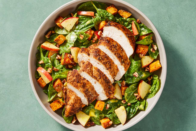 Orchard Chicken Spinach Salad