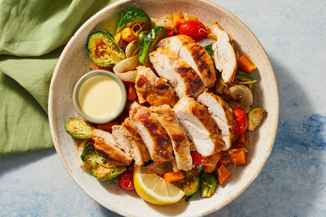 Sheet Pan Honey Mustard Chicken Thighs