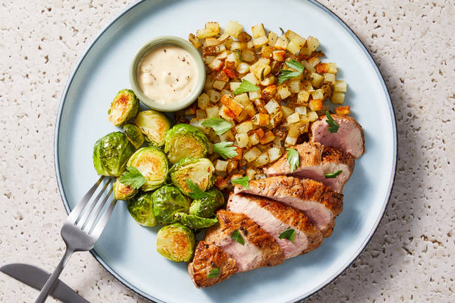 German Pork Filet with Creamy Dijon Sauce