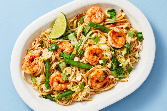 Sweet & Spicy Shrimp Lo Mein
