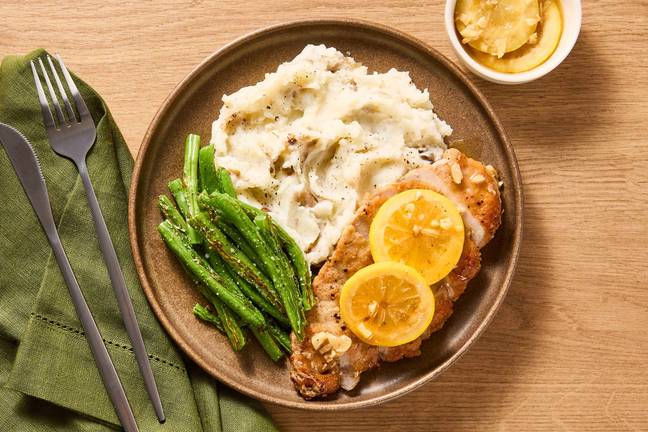 Lemony Brown Butter Pork Chops