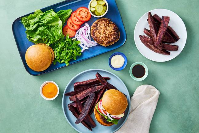 Sweet Soy Turkey Burger Bar