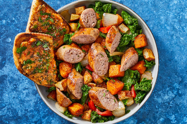 Roasted Italian Sausage & Butternut Hash