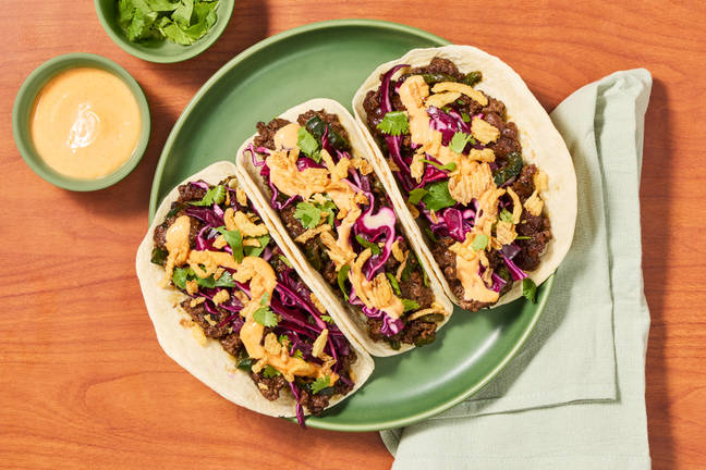 One-Pan Beef Stir-Fry Tacos