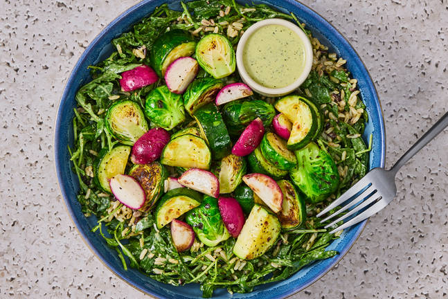 Green Goddess Arugula & Grain Bowls