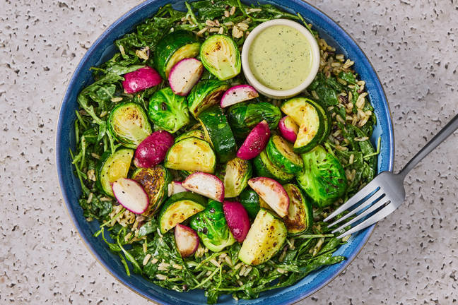 Green Goddess Arugula & Grain Bowls