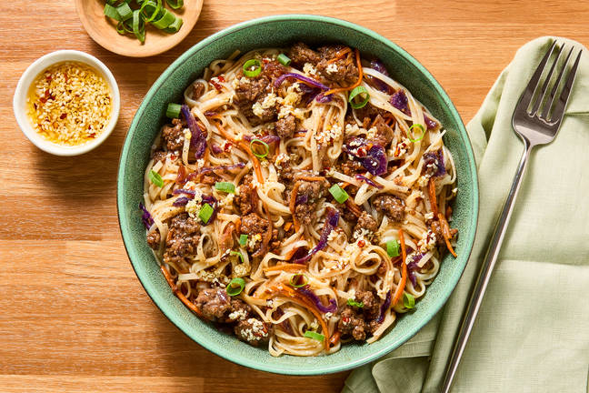 Chinese-Style Speedy Beef Ramen Noodles