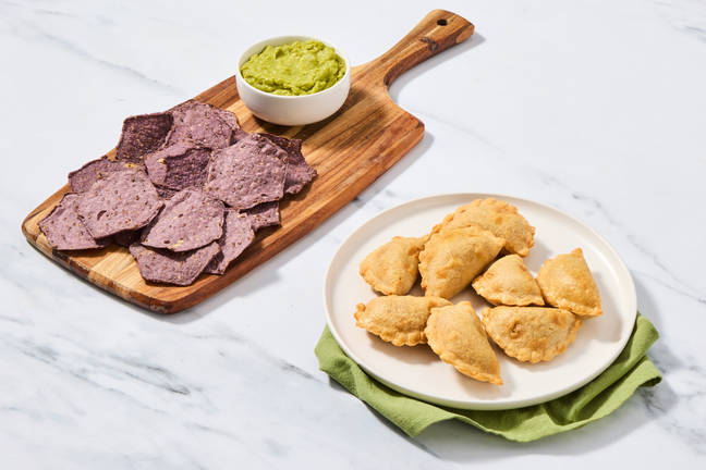 Super-Quick Chicken Empanadas & Guac