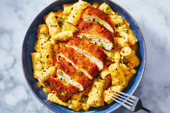 Tini's Crispy Chicken Cutlets & Rigatoni