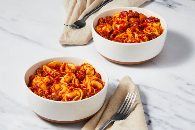 Super-Quick Turkey & Tortelloni Marinara