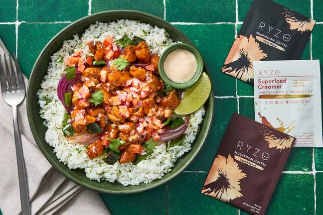 Saucy Chicken Burrito Bowls