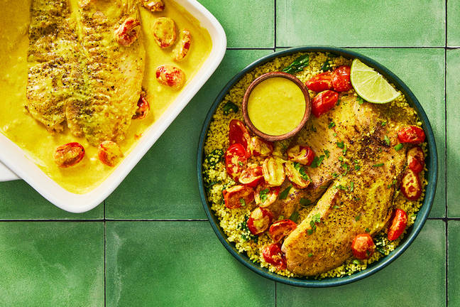 SuperQuick Golden Ginger-Coconut Tilapia