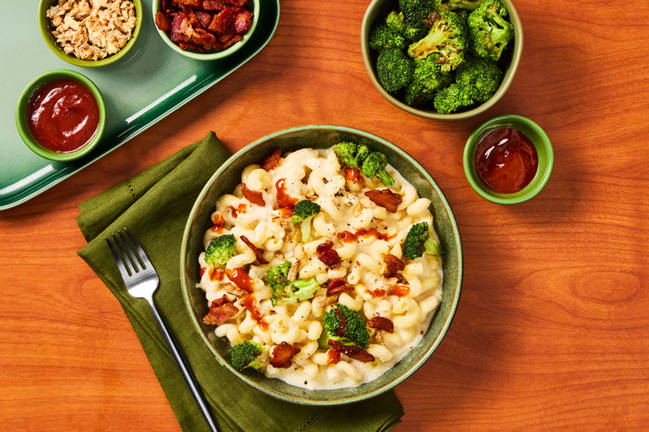 Macaroni au cheddar blanc crémeux