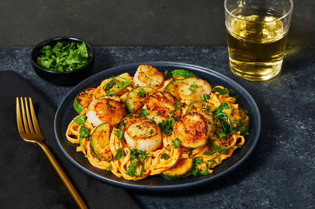 Linguines de pétoncles