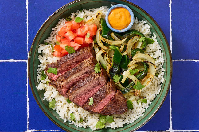 Steak and Pepper Fajita Bowls