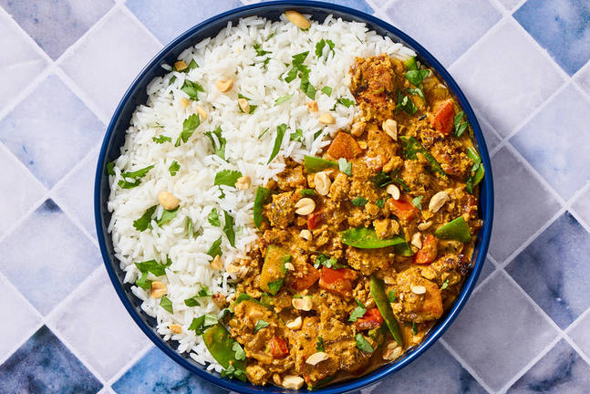 Golden Coconut Turkey Curry