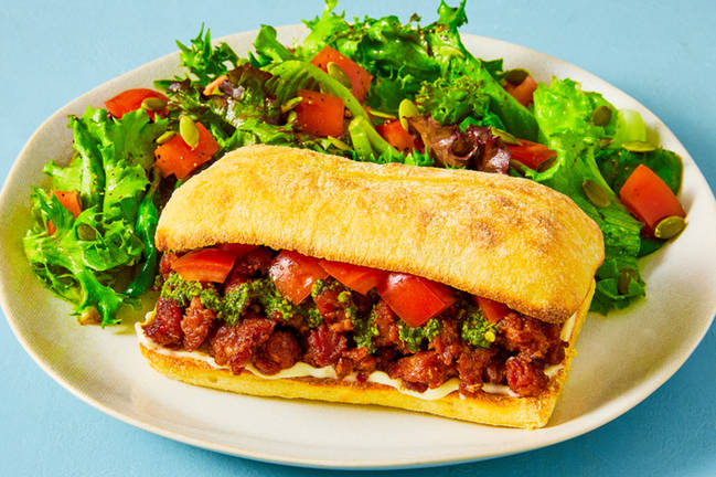 SuperQuick Choripán-Style Chorizo Sandwiches
