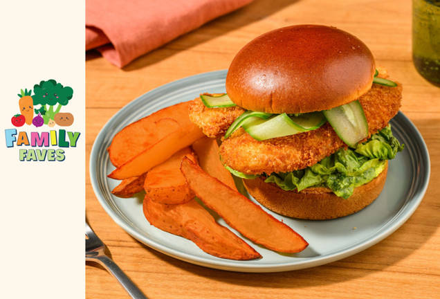 Fish Shop Crumbed Basa Burger