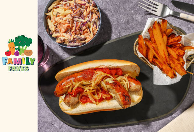 Pork Sausage Sizzle & Golden Fries