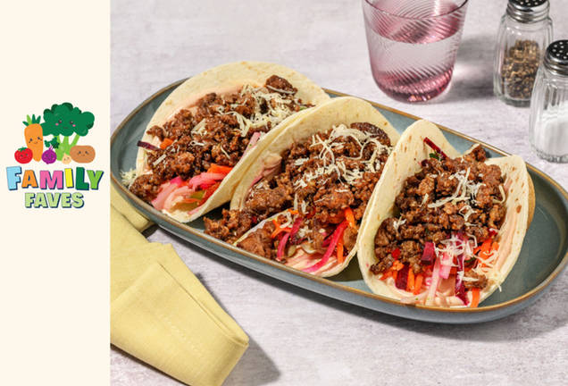 Texan Beef & Cheddar Cheese Tacos
