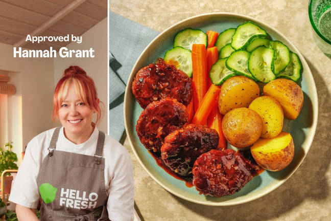 Frikadeller och kokt potatis