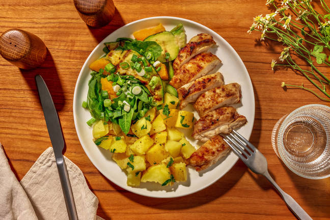 Sticky Charred Chicken & Citrus Salad