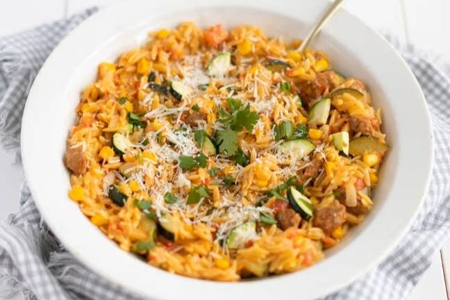 Fraîche Table's One Pot Chorizo Orzo