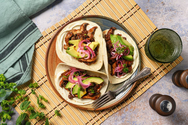 Vegane Portobello Tacos mit Chimichurri