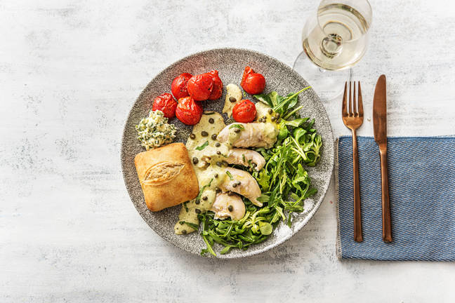 Pollo tonnato met zuurdesembrood