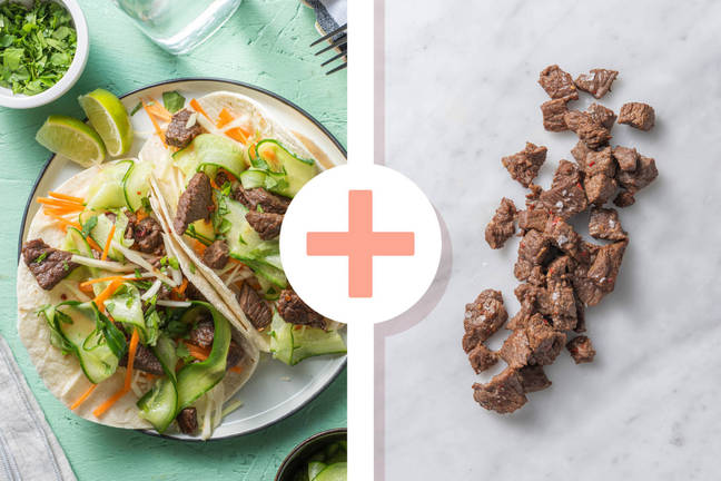 Double protein - Koreaanse wraps met dubbele portie biefstukpuntjes