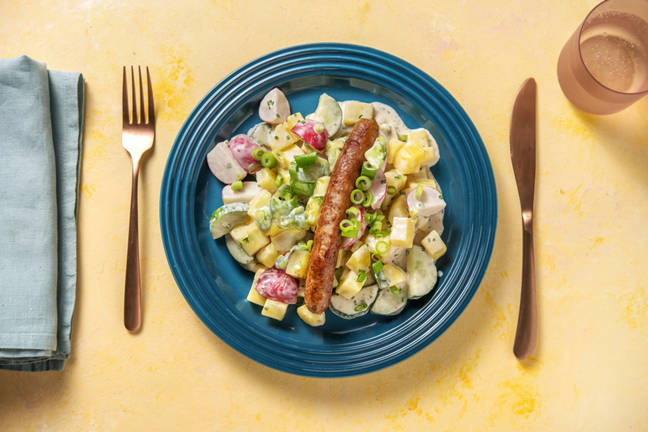 Thüringer Rostbratwurst mit Kartoffelsalat