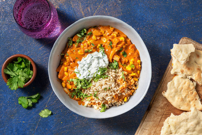 Sportersfavoriet: venkelcurry met koriander-yoghurtsaus