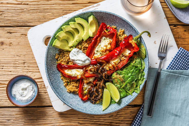 Gratinierte Spitzpeperoni mit Hirtenkäse