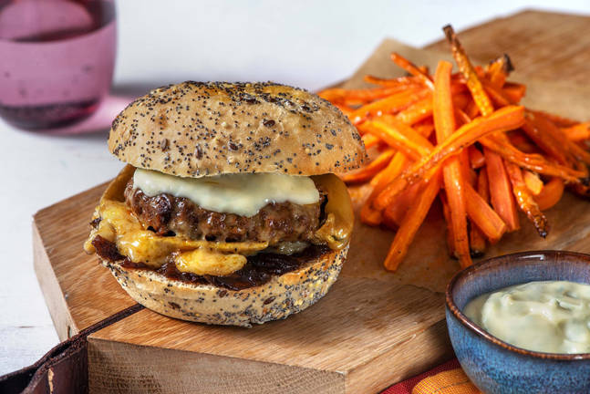 Cheeseburger bœuf & tomme montagnarde