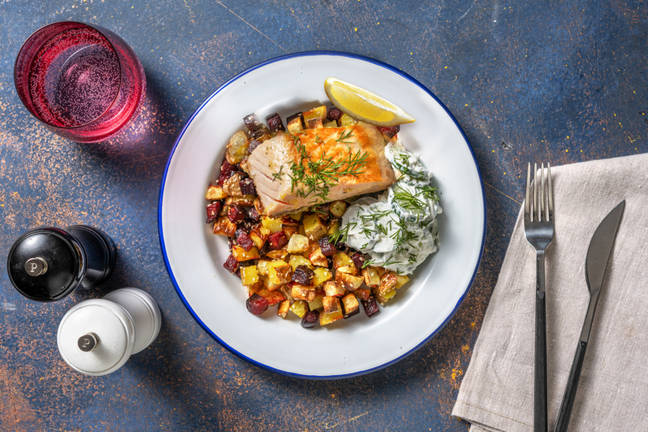 Pannstekt lax och citrussmör