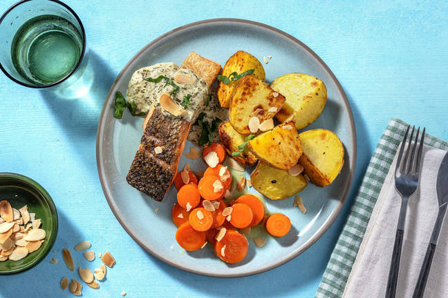 Filet de saumon & sauce à l'oseille