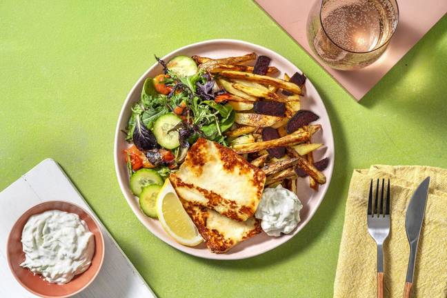 Honningstekt halloumi