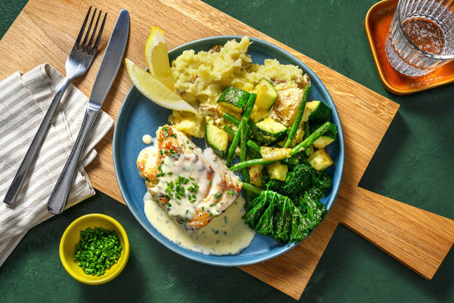 Pandestegt hvid fisk