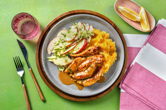 Cremet basilikumkylling