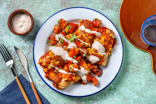Vegetariska enchiladas
