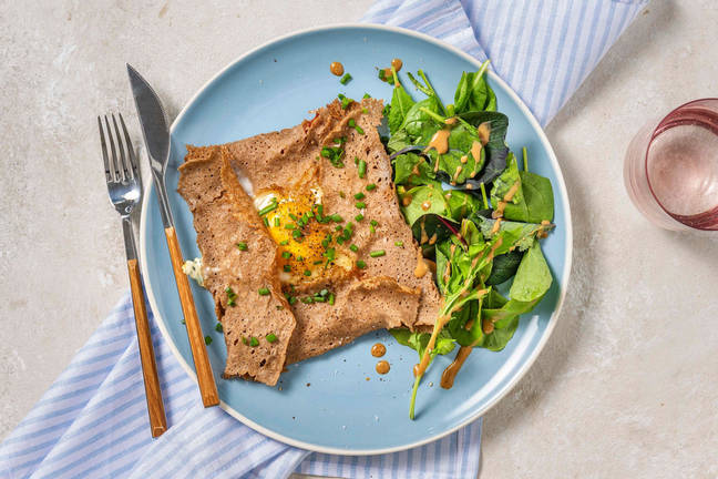 Galette bretonne complète au jambon