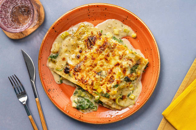 Lasagne à la courgette & épinards