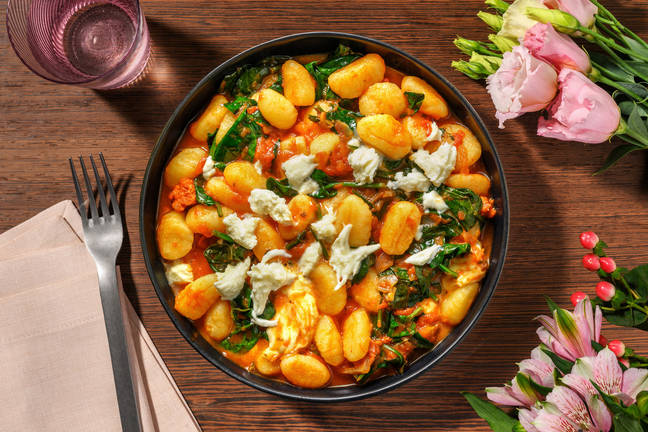 Date Night Chorizo and Mozzarella Gnocchi