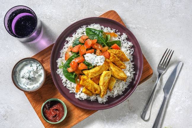 Tandoori Chicken Tikka & Garlic Rice