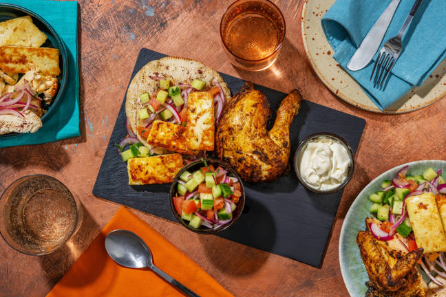 Middle Eastern-Spiced Chicken Mezze